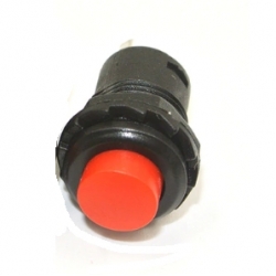 Push Button 12mm กดติด กดดับ สีแดง